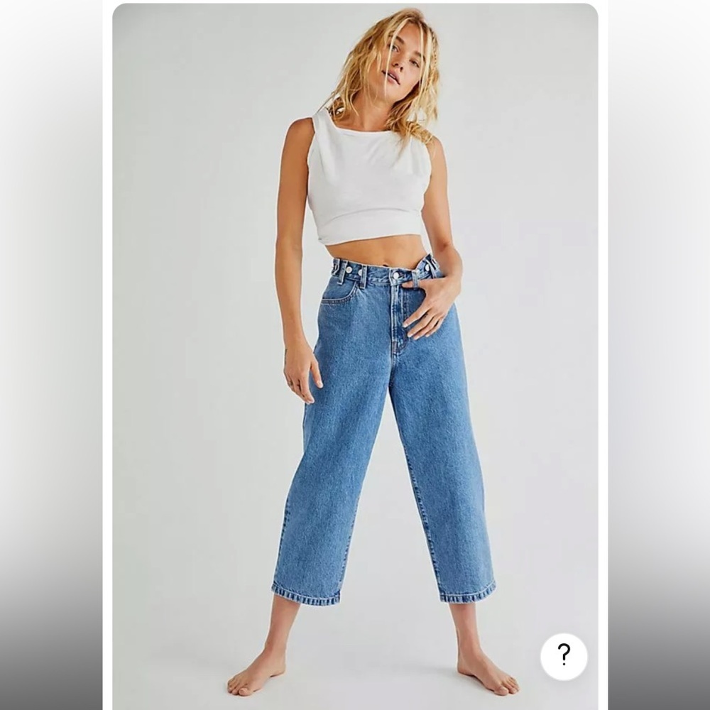 Edwin Light Blue Wide Leg Jeans
